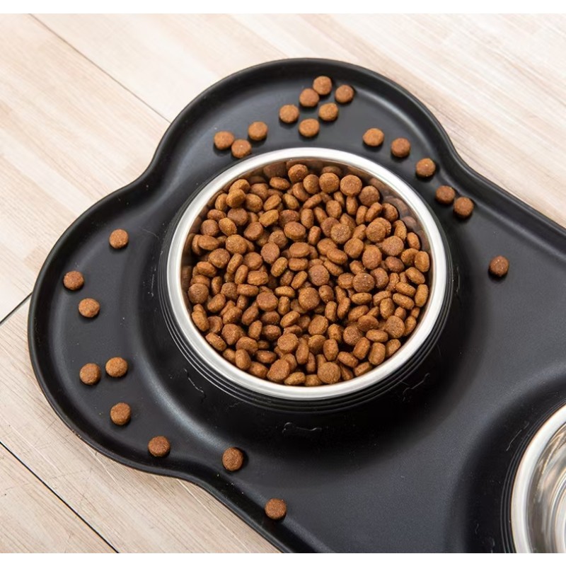 Dog Bowls Supplier - Stainless Steel Non-spill Mat