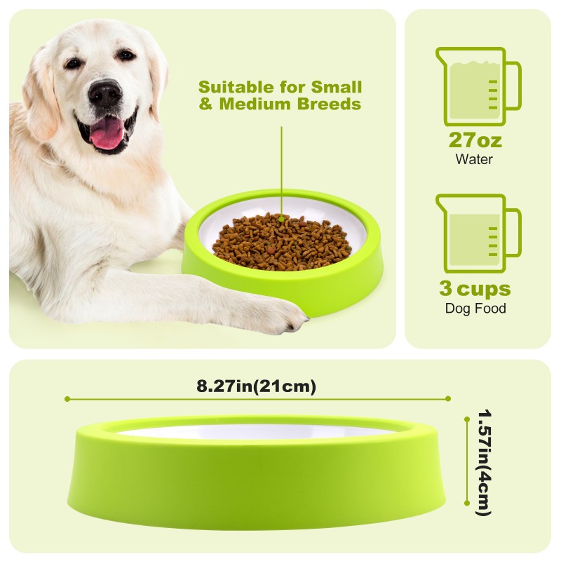 Pet Feeding Bowl Supplier - Anti-bite Round Large Capacity