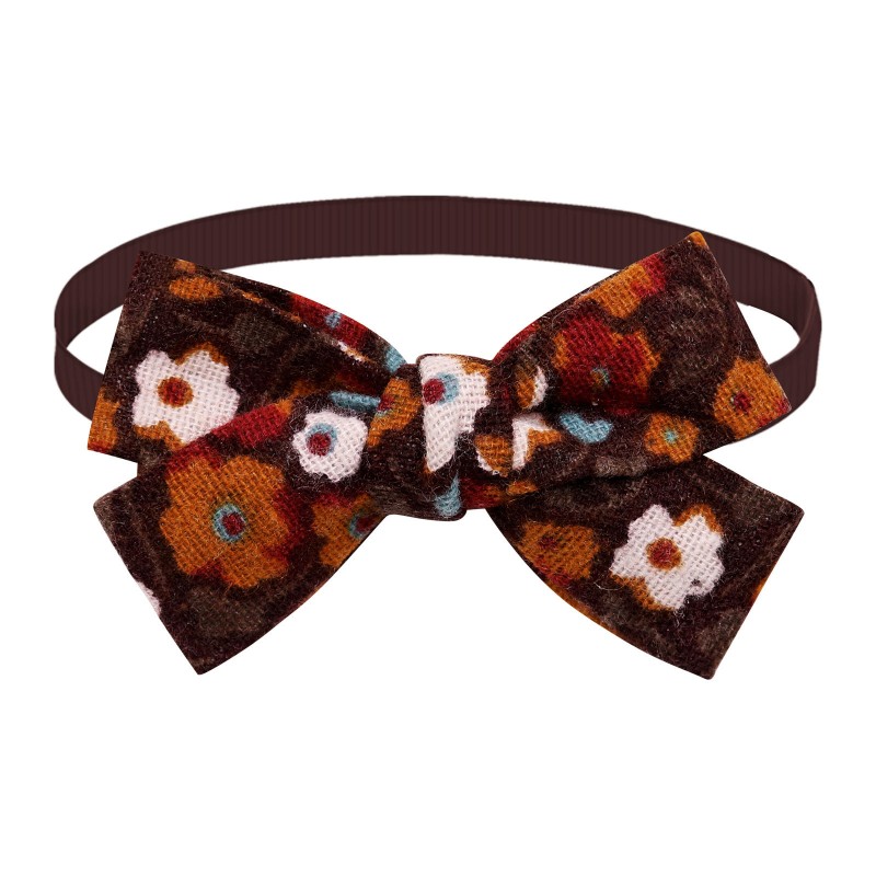 Dog Collar Supplier - Cotton Bow Tie Comfortable Daily