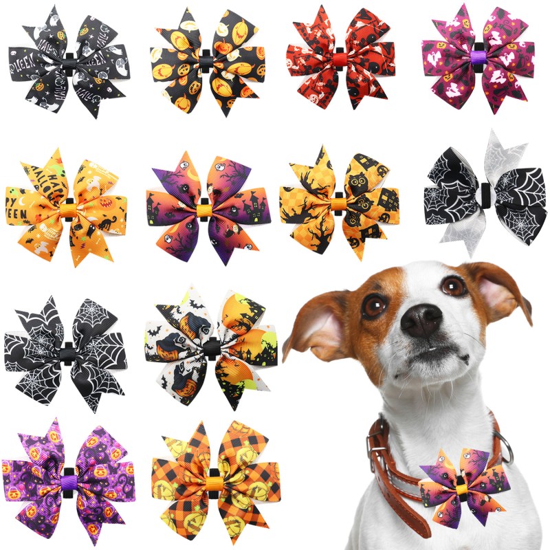 Pet Bow Tie Supplier - Halloween Hair Clips Decoration