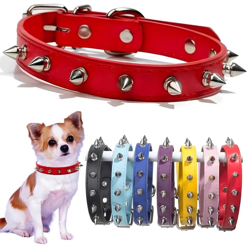 Leather Dog Collar Factory - Solid Button Closure Rivet