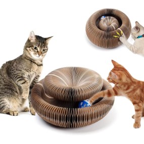 Cat Scratching Board Factory - Folding Corrugated Paper Toy