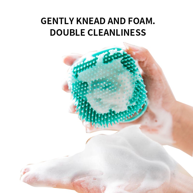 Pet Shower Brush Manufacturer - Silicone Bath Massage Dispenser