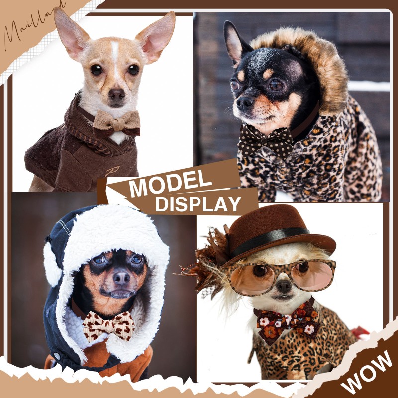 Dog Collar Supplier - Cotton Bow Tie Comfortable Daily