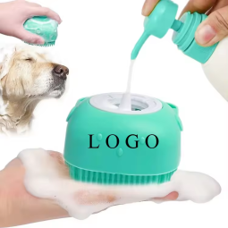 Pet Shower Brush Manufacturer - Silicone Bath Massage Dispenser