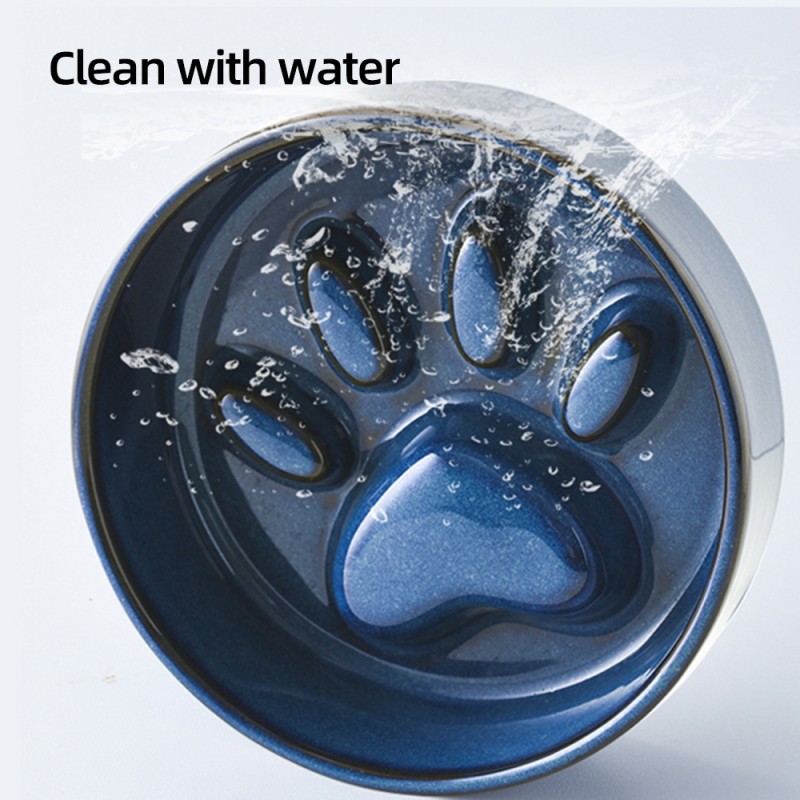 Ceramic Dog Bowl Supplier - Slow Eating Non-slip Bamboo