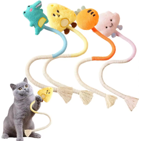 Cat Bite Toy Supplier - 4 Style Rope Chewing Self-Entertainment