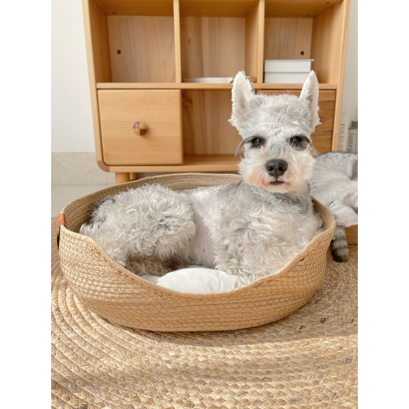 Cat Bed Manufacturer - Cotton Rope Woven Basket
