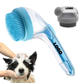 Dog Bath Brush Manufacturer - Long Handle Silicone Massage
