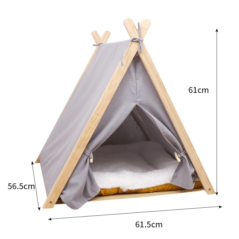 Pet Teepee Supplier - Portable Thick Cushion Indoor