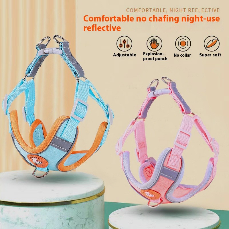 Dog Harness Supplier - Soft Mesh Puppy Outdoor Walking