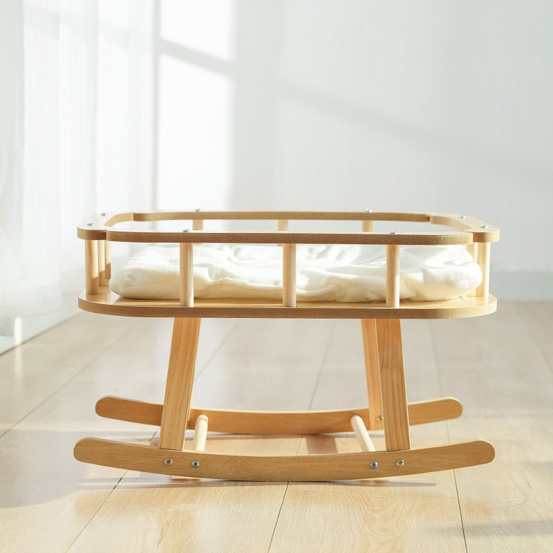 Cat Bed Supplier - Removable Cover Wooden Hammock