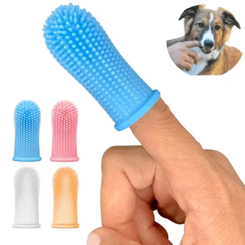 Pet Toothbrush Supplier - 360 Silicone Soft for Cats Dogs