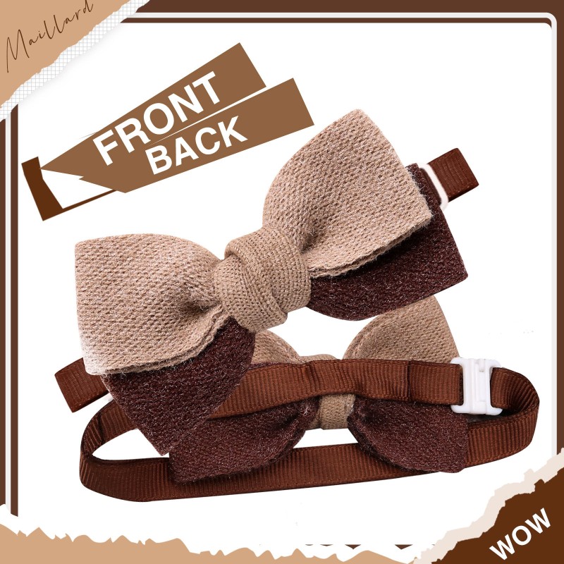Dog Collar Supplier - Cotton Bow Tie Comfortable Daily