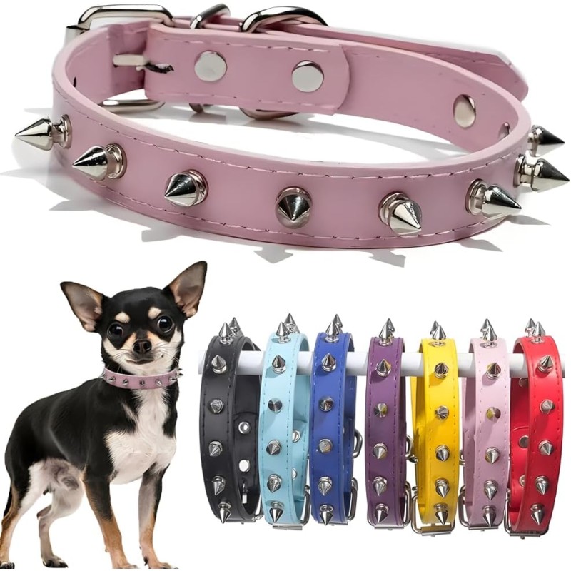 Leather Dog Collar Factory - Solid Button Closure Rivet