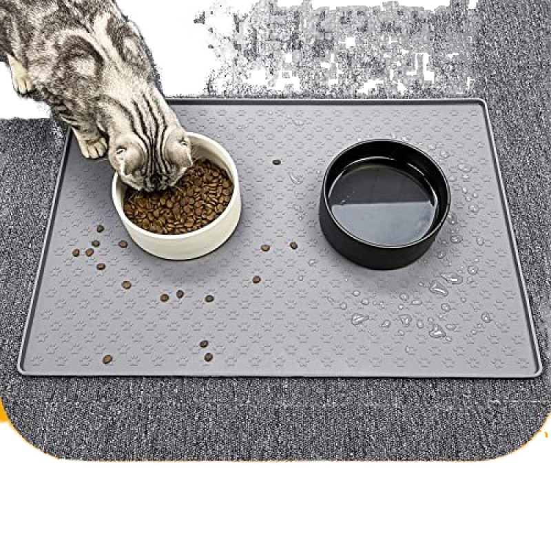 Pet Feeding Mat Manufacturer - Silicone Paw Pattern Style