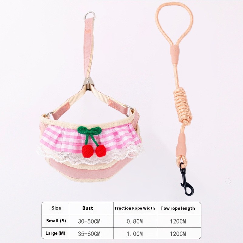 Dog Harness Set Manufacturer - 4 Colors Bra Tethering