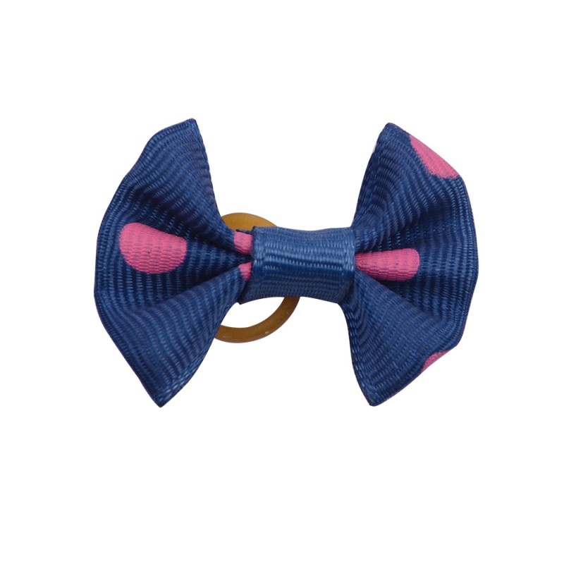 Pet Headwear Supplier - Colored Dots Ribbed Belt