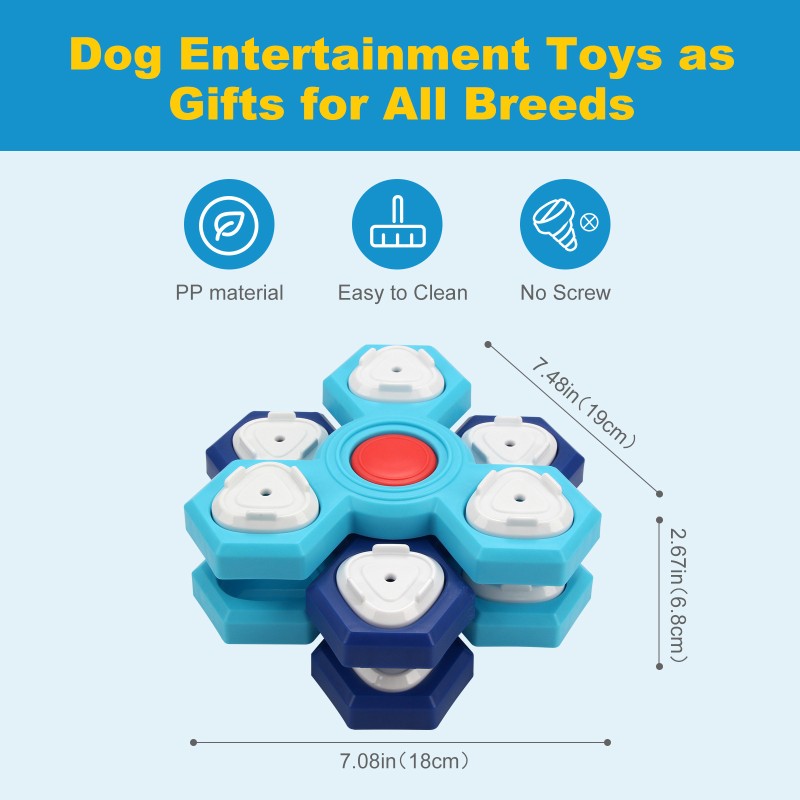 Dog IQ Toy Factory - Treat Dispensing Brain Stimulation
