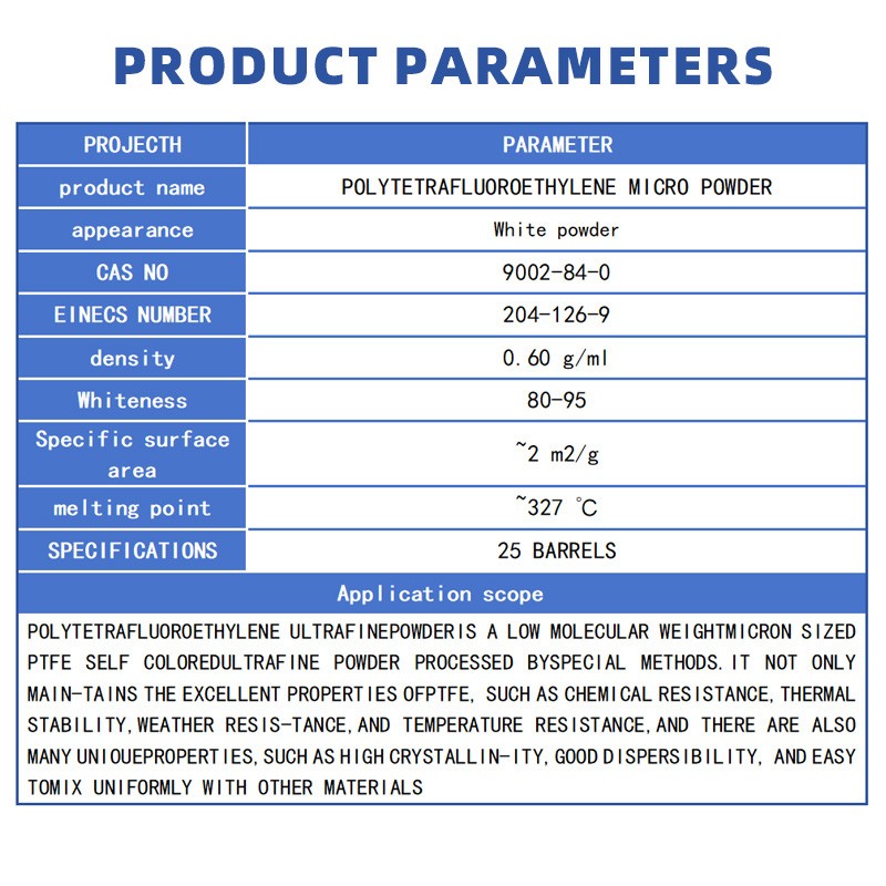 PTFE Powder Manufacturer - Wear-resistant CAS 9002-84-0 Chemically Resistant