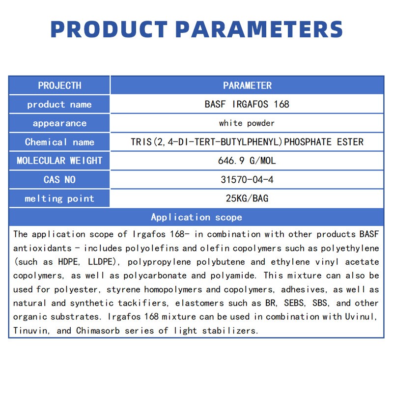 Antioxidant 168 Manufacturer - CAS 31570-04-4 German Original Auxiliary