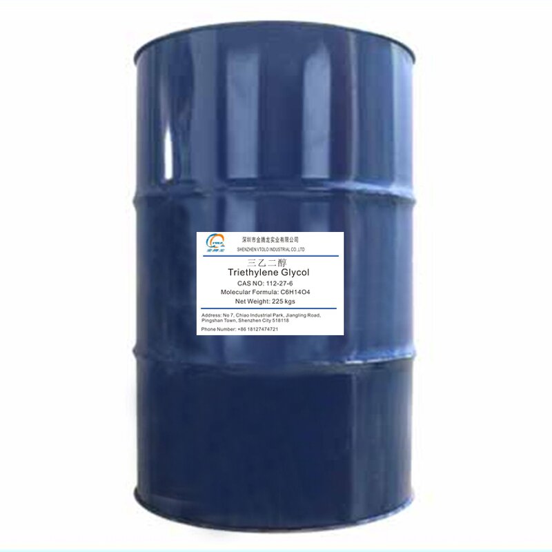 Triethylene Glycol Factory - TEG CAS 112-27-6 Colorless Liquid