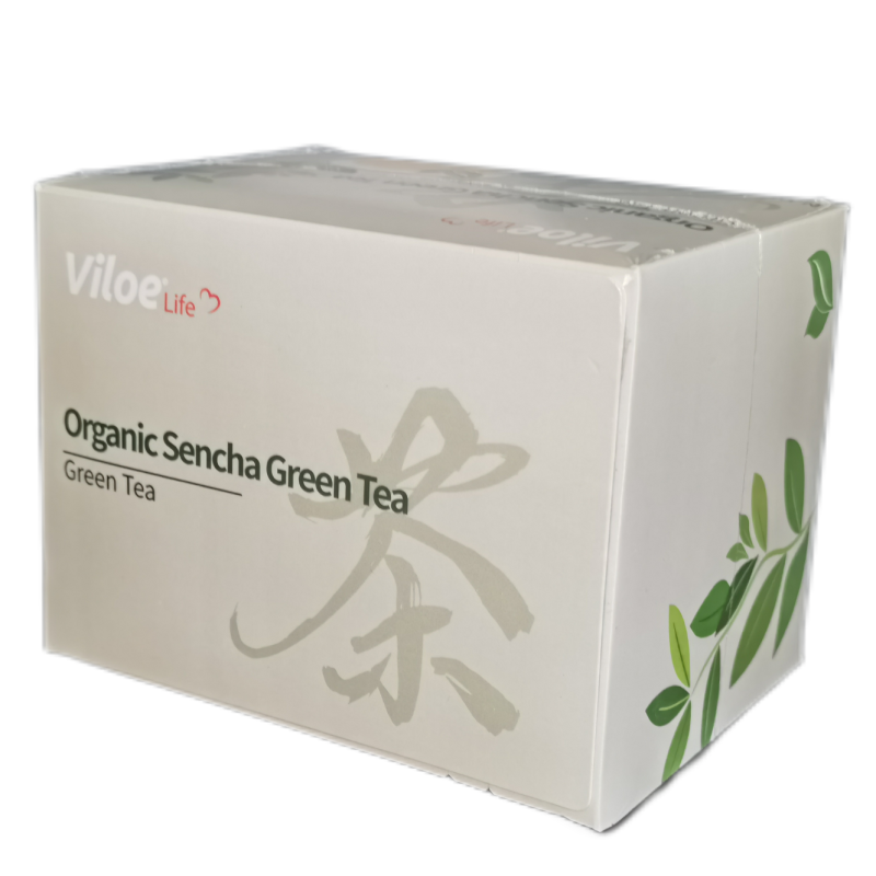 Premium Organic Chinese Sencha Green Tea 30g Freshly Processed in Bulk Box Bag for Slimming with 2-Year Shelf Life