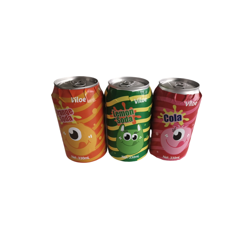 Classic Lemon Flavored 330ml Carbonated Soda Icy and Cool Sweet and Dry Taste Packaged in Boxes for Children's Beverages