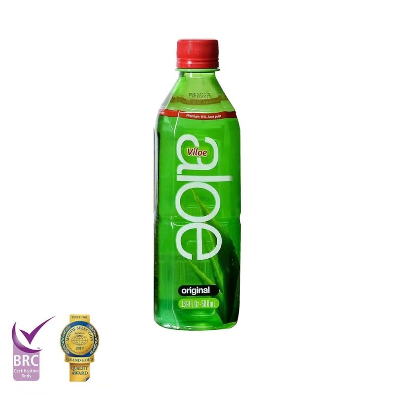 Viloe Healthy Mango Pomegranate Fruit Flavored Aloe Vera Soft Drink with Pulp