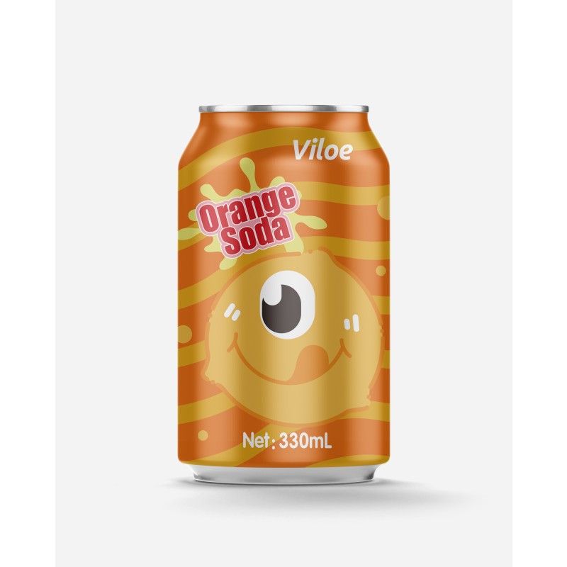 Classic Lemon Flavored 330ml Carbonated Soda Icy and Cool Sweet and Dry Taste Packaged in Boxes for Children's Beverages