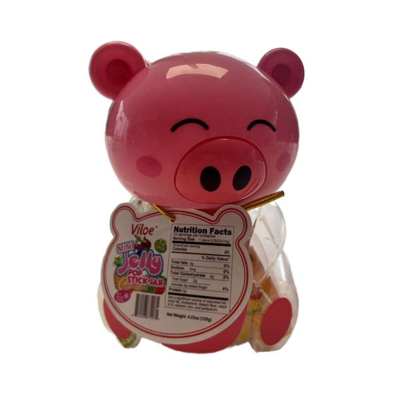 OEM Factory Wholesale Pineapple Flavor Jelly Pudding Halal Snack Pack in Panda Bottle for Beverages and Foods