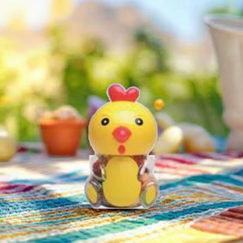 Halal Snacks Rooster Bottled Jelly Cup Fruit Flavor Jelly Candy Chicken Modeling Pack Jello Pudding Wholesale ODM OEM Factory