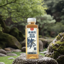 Sugar-Free Honeysuckle and Chrysanthemum Infused Plant Drink Liquorice Beverages in Bottle Packaging Other Beverages Category