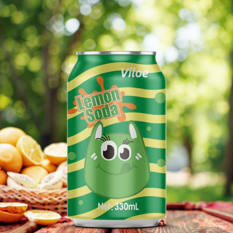 Viloe 330ml Carbonated Soft Drink 24-Carton Flavored with Cola Lemon Orange Other Beverages