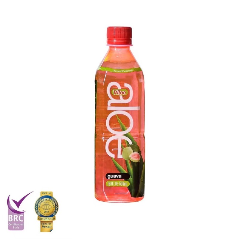 Viloe Healthy Mango Pomegranate Fruit Flavored Aloe Vera Soft Drink with Pulp
