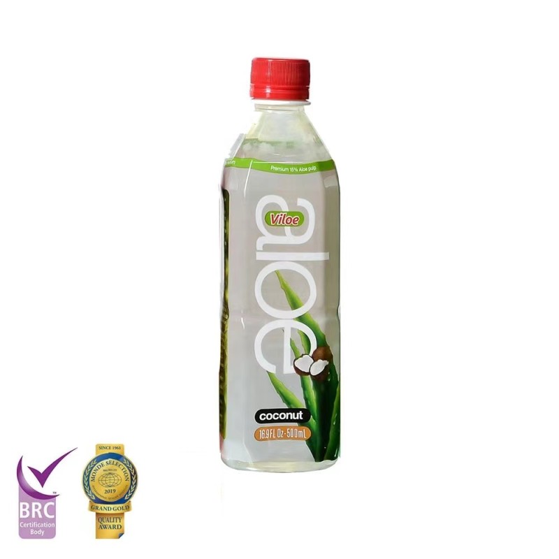 Viloe Healthy Mango Pomegranate Fruit Flavored Aloe Vera Soft Drink with Pulp
