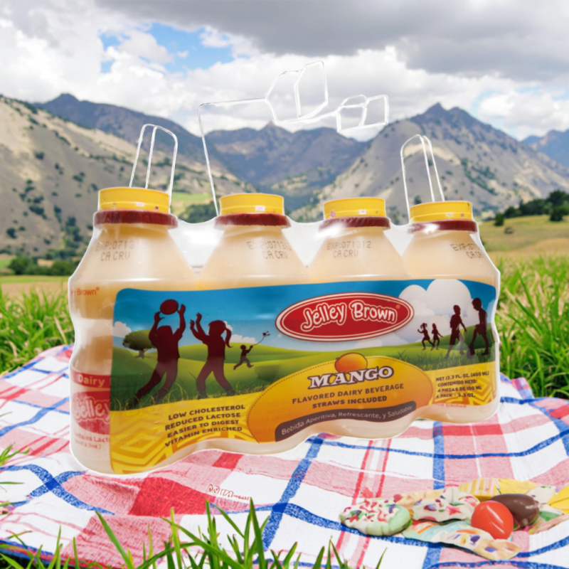 Jelly Brown Flavored Lactobacillus Milk Fermented Beverage Mango Blueberry Juice in Bottle Fruit & Vegetable Juice