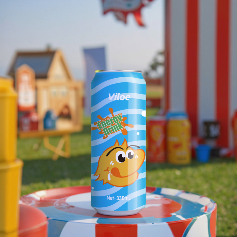 Viloe 330ml Carbonated Soft Drink 24-Carton Flavored with Cola Lemon Orange Other Beverages