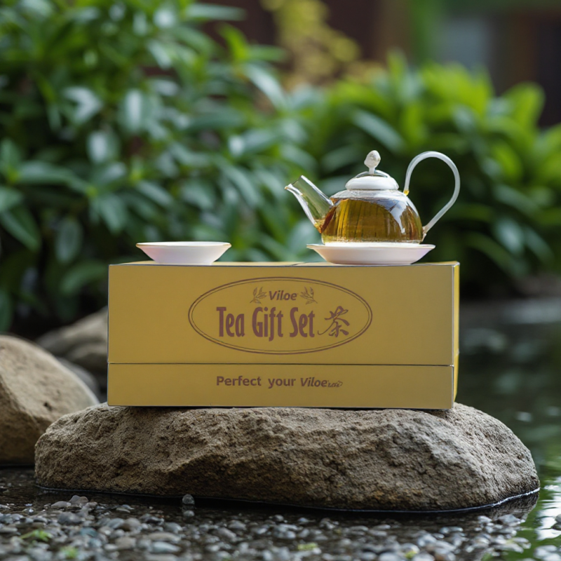 Chinese New Age Flavored Loose Leaf Tea Gift Set Includes Keemun Black Lung Ching Jasmine Pearl Misty Green Fermented Tea NEW