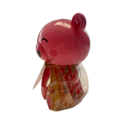 OEM Factory Wholesale Pineapple Flavor Jelly Pudding Halal Snack Pack in Panda Bottle for Beverages and Foods