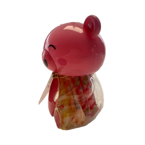 OEM Factory Wholesale Pineapple Flavor Jelly Pudding Halal Snack Pack in Panda Bottle for Beverages and Foods