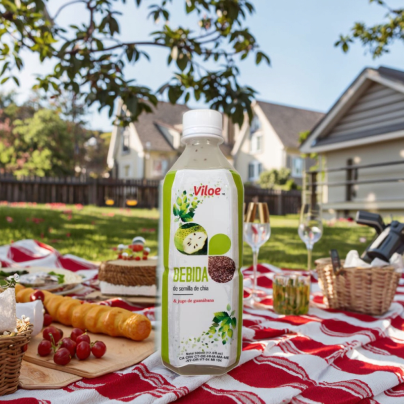 Vietnamese Manufacturer's Best Quality 500ML NFC Chia Seed Drink Flavored with Mango OEM ODM Other Beverages in Bottle Packaging