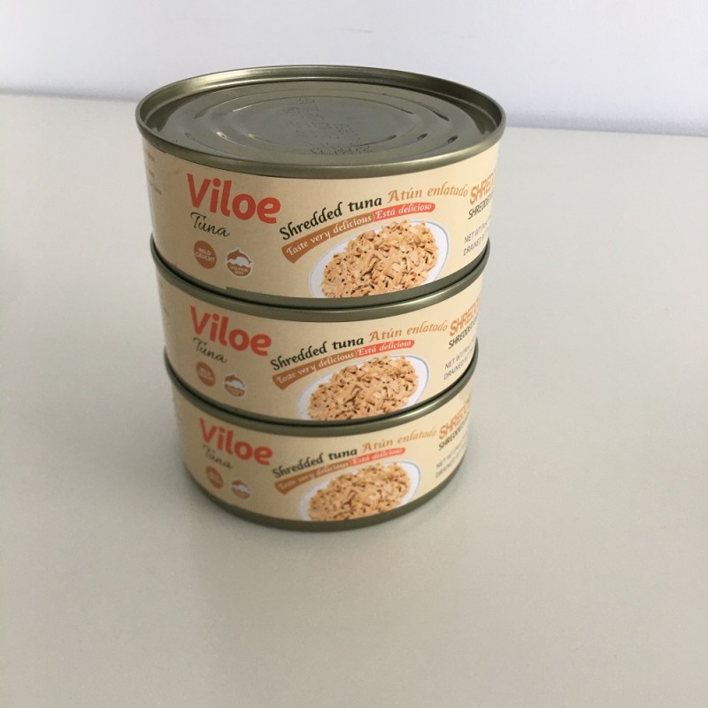 Viloe Instant Canned Tuna Shredded Light Tuna in Brine