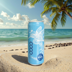 Viloe Natural Energy 330ml Pure Coconut Water in Can Vitamin Drink Box Packaging Other Beverages