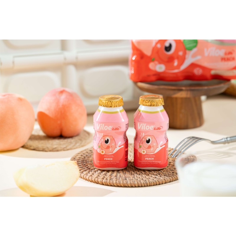 Viloe Life Original Flavor Lactobacillus Drink 100ml*4 Pack in Bottles Primary Mango & Peach Flavored Other Beverages