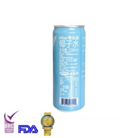 Viloe Natural Energy 330ml Pure Canned Coconut Water Vitamin Drink in Box Packaging Other Beverages