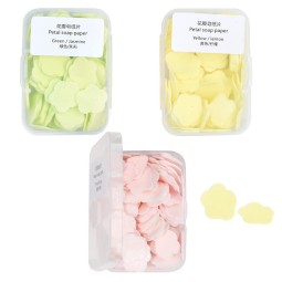 Disposable Hand Soap Sheets Factory - Portable Travel Soluble Petal