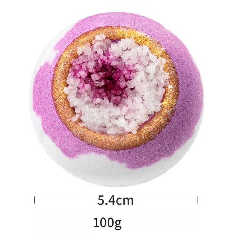 Bath Fizzies Factory - Private Logo Galaxy Glitter Crystal Geode Effect