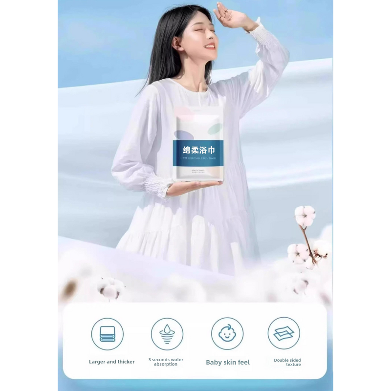 Compressed Towel Tablets Factory - Wholesale Large Coin Bath Travel Towel