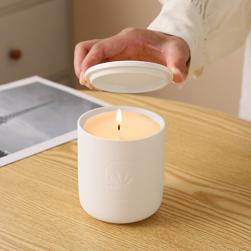 Soy Wax Candle Factory - Custom Ceramic Cup Scented Candle for Gifts